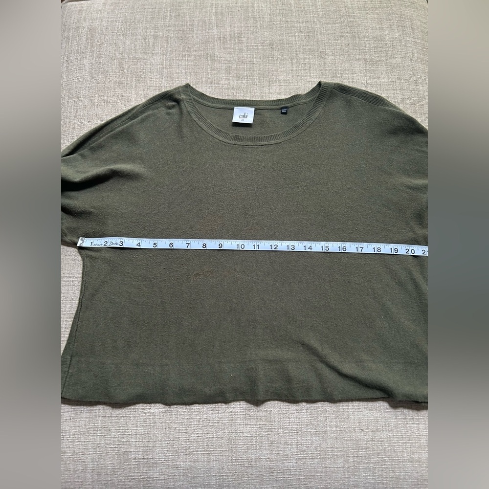 CAbi Forest Green Pullover - Picture 8 of 9